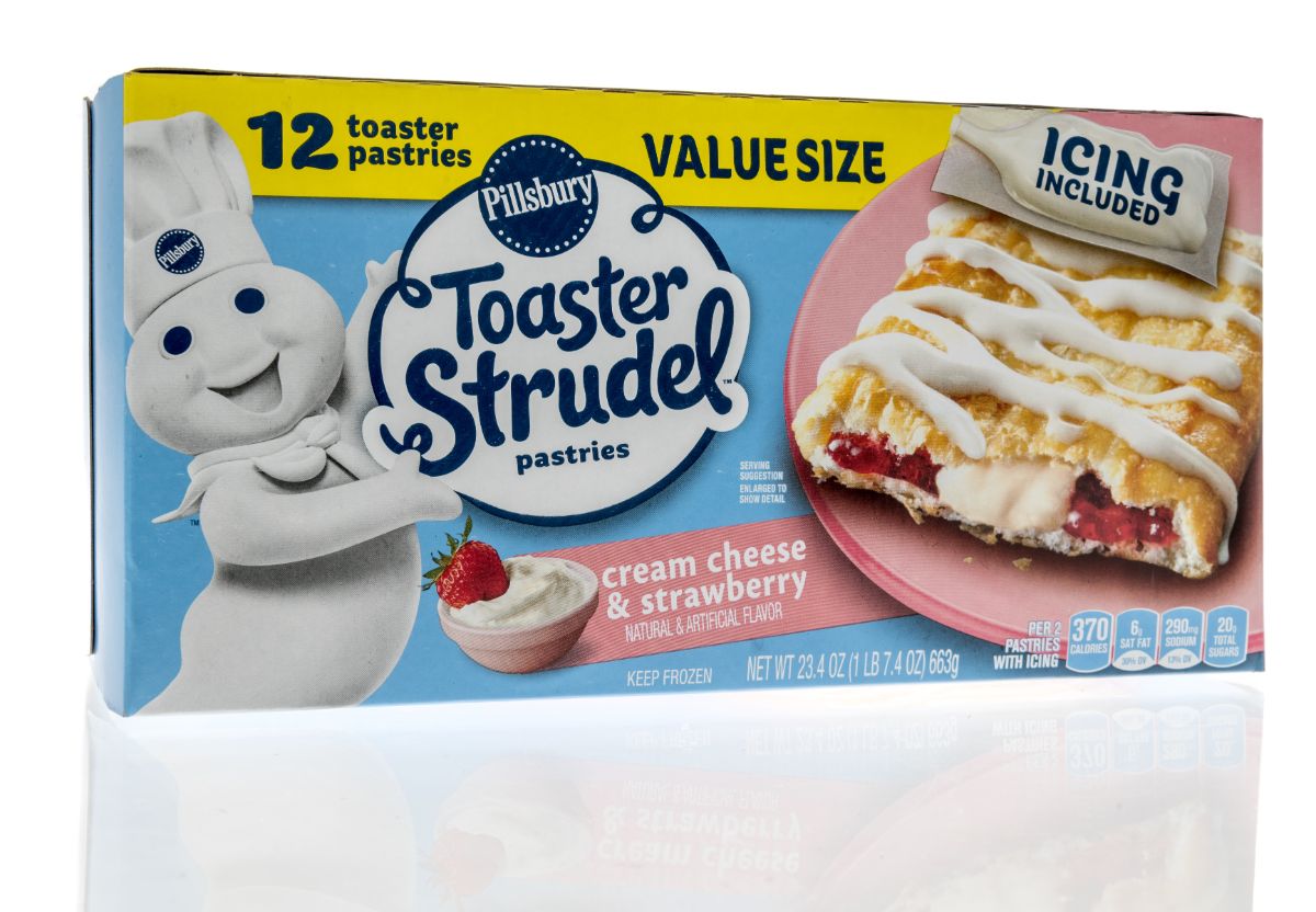 Package of toaster strudel.