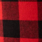 Red-black flannel fabric