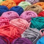 Colorful balls of wool