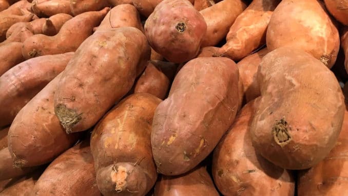 microwave sweet potato